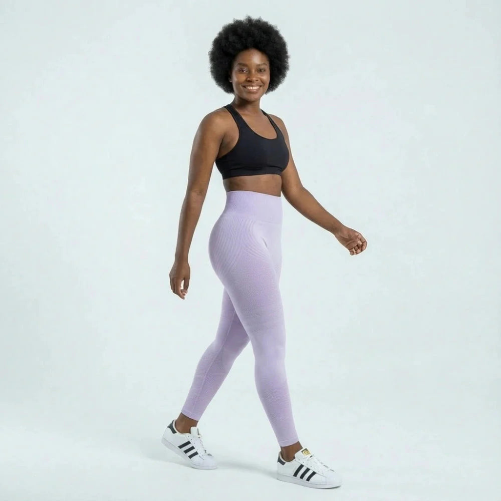 3D Leggings - Light Purple