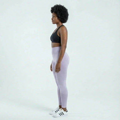 3D Leggings - Light Purple