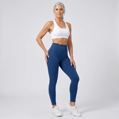3D Leggings - Blue Navy