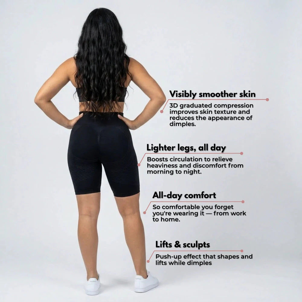 3D Short Legging – Classic Black