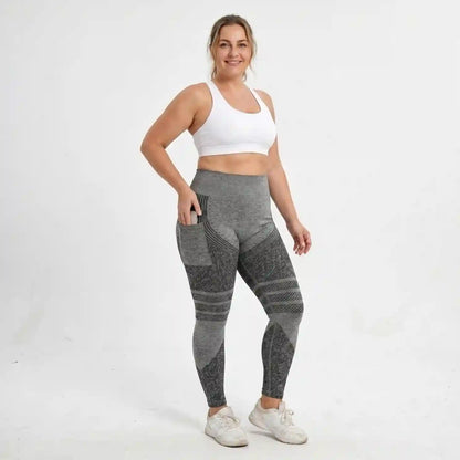 3D Leggings - Grey