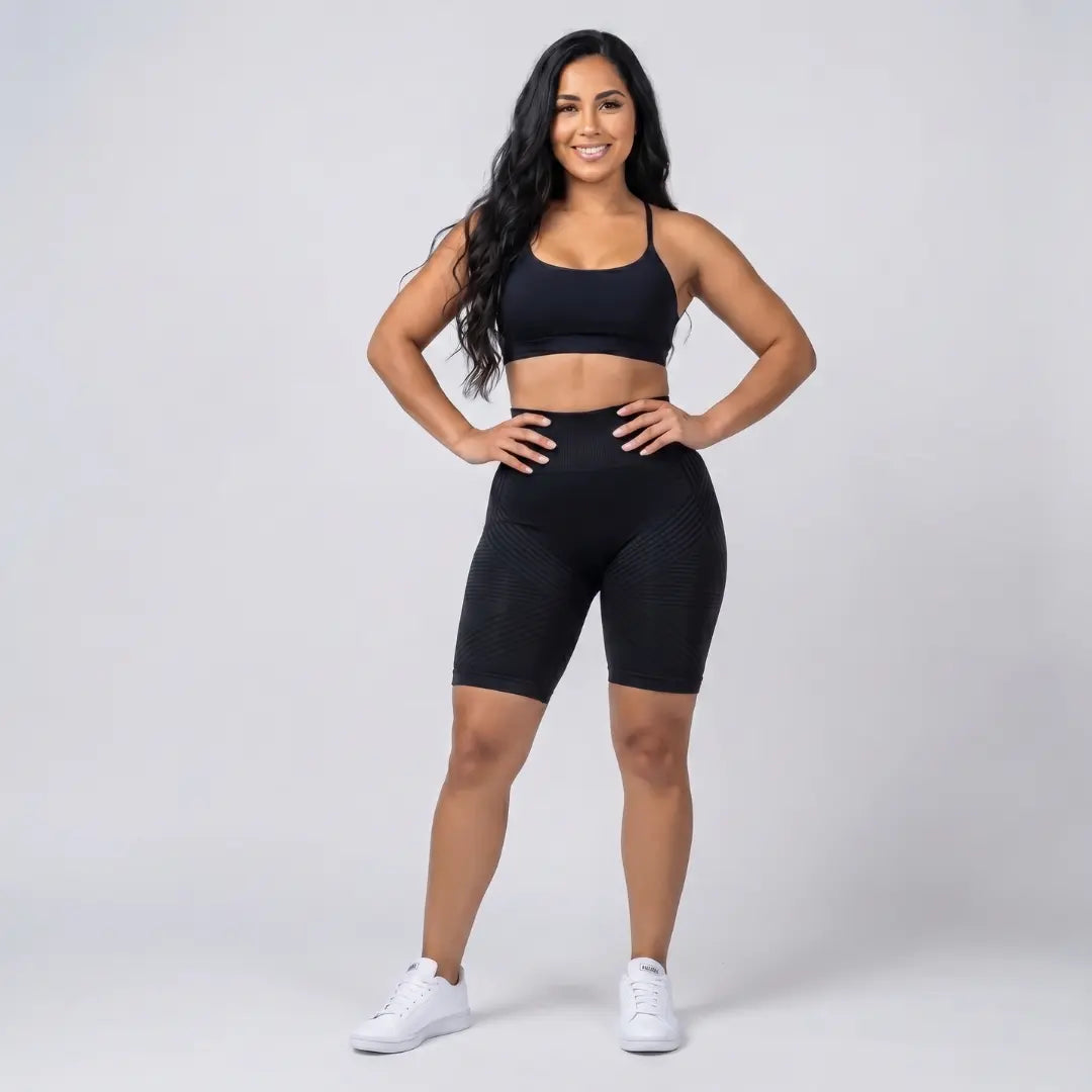 3D Short Legging – Classic Black